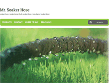 Tablet Screenshot of mrsoakerhose.com